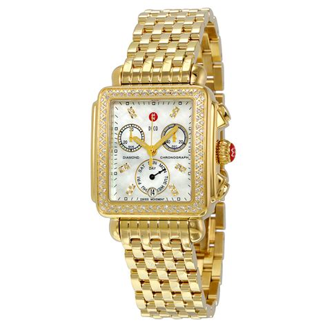 michelle clone watch|michele deco diamond watch.